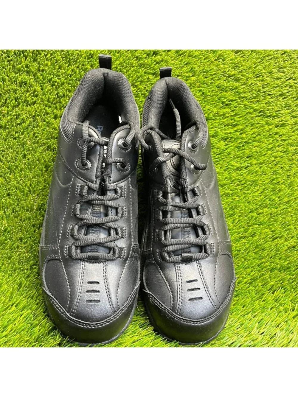 Reebok Jorie Mens Size 13 Black Leather Composite Toe Safety Work Jogger Shoes